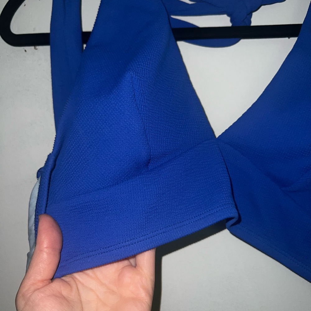 Vibrant Blue Bikini Top
